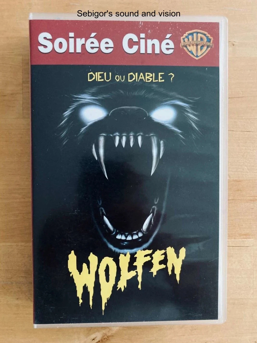 Cassette VHS Wolfen.